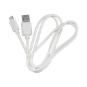 Cable programador y cargador USB a Micro USB color blanco