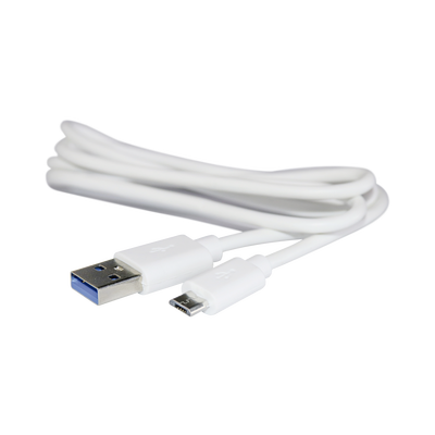 Cable programador y cargador USB a Micro USB color blanco