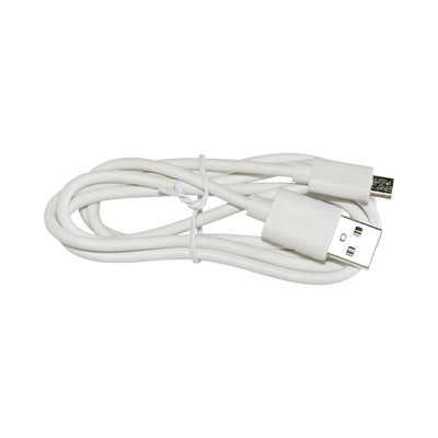 Cable programador y cargador USB a Micro USB color blanco