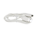 Cable programador y cargador USB a Micro USB color blanco