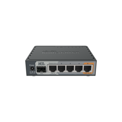 (hEX S) Router Dual Core, 5 puertos Gigabit, 1 Puerto SFP,