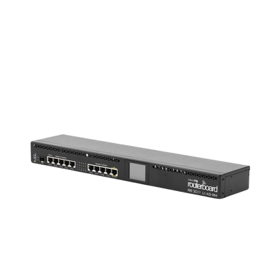 RouterBoard, CPU 2 Núcleos, 10 Puertos Gigabit Ethernet, 1