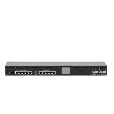 RouterBoard, CPU 2 Núcleos, 10 Puertos Gigabit Ethernet, 1