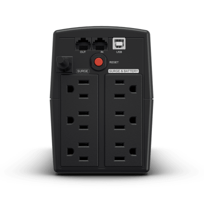 UPS de 900 VA/420 W, Topología Línea Interactiva, Entrada