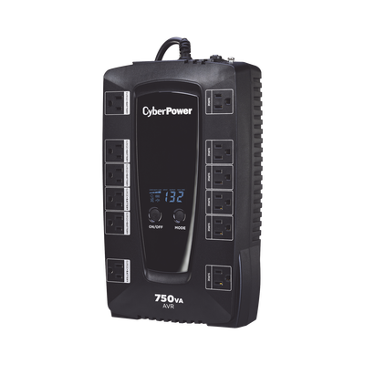 UPS de 750 VA/450 W, Topología Línea Interactiva, Entrada