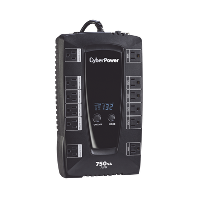 UPS de 750 VA/450 W, Topología Línea Interactiva, Entrada