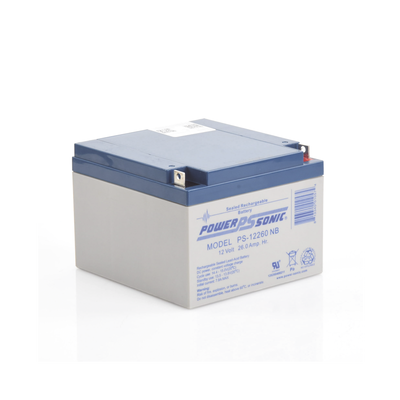 Batería 12V, 26AH, Para Respaldo, Tecnologías AGM/VRLA, 5