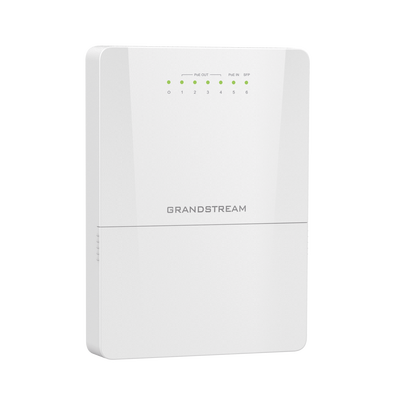 Switch PoE Lite administrable para exteriores de 6 puertos