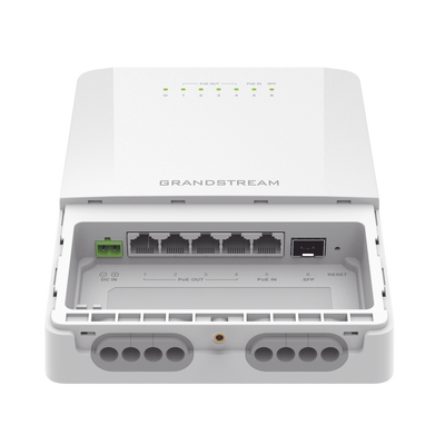 Switch PoE Lite administrable para exteriores de 6 puertos