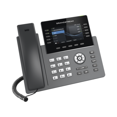 Teléfono IP Wi-Fi, Grado Operador, 10 líneas SIP con 5