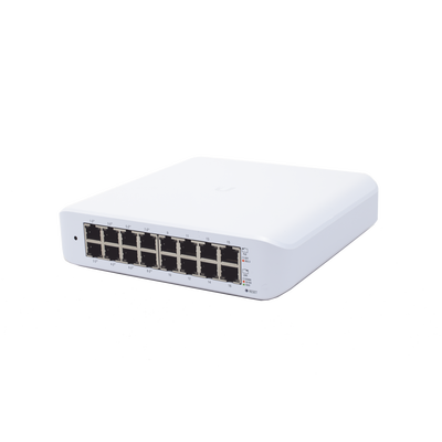 Switch UniFi Lite Administrable PoE de 16 Puertos