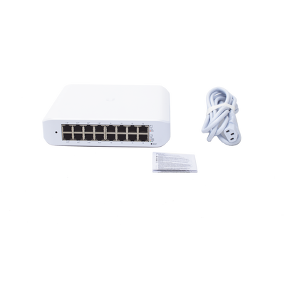 Switch UniFi Lite Administrable PoE de 16 Puertos