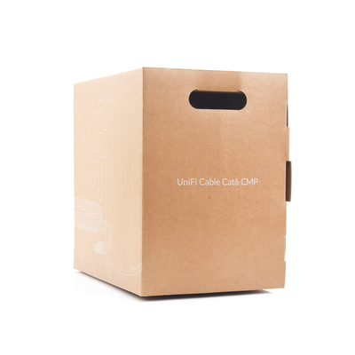 Bobina de cable UTP Plenum (CMP) UniFi, Cat6, Color blanco,