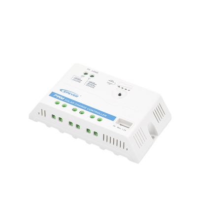 Controlador Solar PWM 12/24 V 20 A, Salida USB