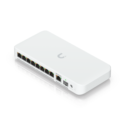 USW Flex 2.5G PoE Switch de 8 Puertos 2.5GbE PoE++, con un