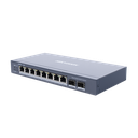 Switch Gigabit PoE+ / Administrable / 8 Puertos Gigabit PoE+