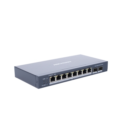 Switch Gigabit PoE+ / Administrable / 8 Puertos Gigabit PoE+