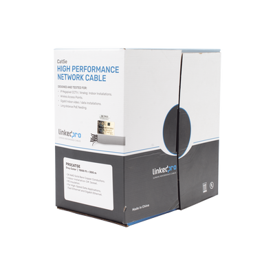 Bobina de Cable de 305 Metros (1000 Pies), Cat5e, Alto