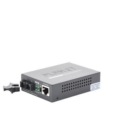 Convertidor de Medios 1000 Mbps UTP/Fibra Óptica Mono-Modo