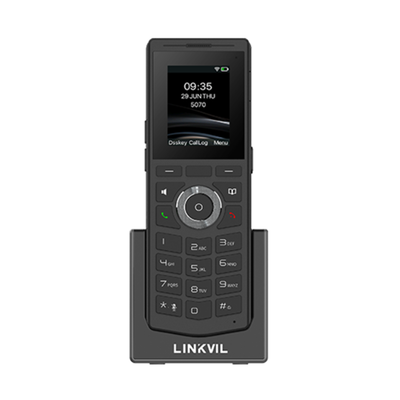 Teléfono IP Wi-Fi portátil y elegante diseñado para