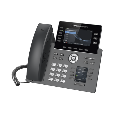 Teléfono IP Wi-Fi, Grado Operador, 6 líneas SIP con 6