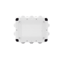 Caja de derivación de PVC Auto-extinguible con 10 entradas,