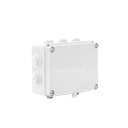 Caja de derivación de PVC Auto-extinguible con 10 entradas,