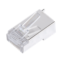 Bote con 100 Piezas de Plug Modular RJ45 Cat5e Blindado,