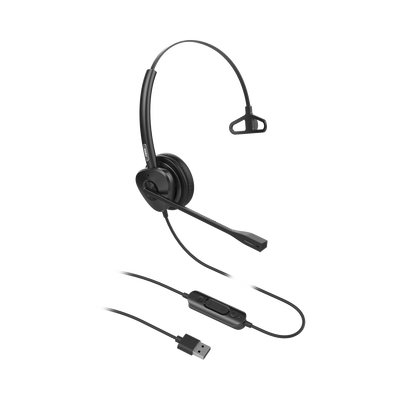 Diadema monoaural con tecnología antishock para teléfonos