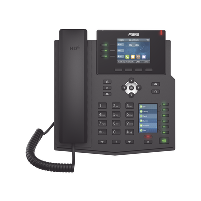 Teléfono IP Empresarial con Estándares Europeos, 12 lineas