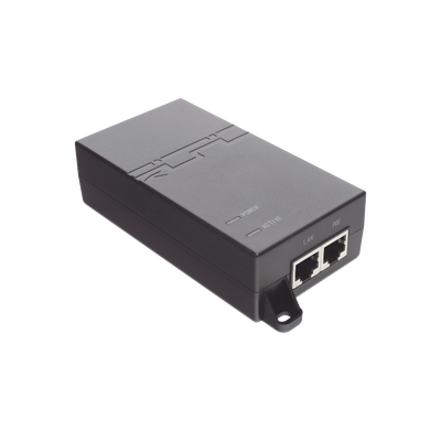 Inyector PoE estándar 30 watts, Compatible Multi-marcas,