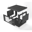 Gabinete para Montaje en Pared, con Puerta de Cristal