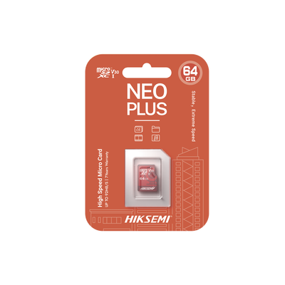 Memoria microSD / Clase 10 de 64GB / Especializada Para