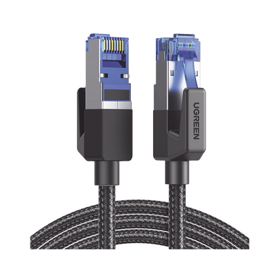 Cable Ethernet Cat8 CLASSⅠF/FTP Redondo con Malla de Nylon