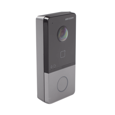 Videoportero IP Hikvision 2MP PoE, Soporte Mifare, Hasta 6 Monitores