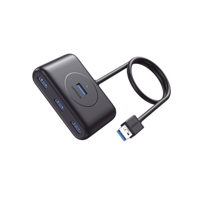 HUB USB-A 3.0 4 en 1 | 4 Puertos USB-A 3.0 (5Gbps) | Entrada