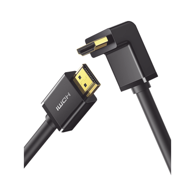 Cable HDMI 2.0  en Angulo de 90°  / 2 m / 4K@60Hz / HDR /