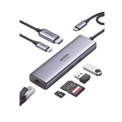 HUB USB-C (Docking Station) 7 en 1 | 2 USB-A 3.0 (5Gbps) | 1