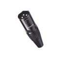 Conector de Audio XLR Tipo Canon Macho / PVC / ABS /