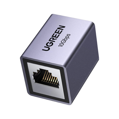 Acoplador Ethernet RJ45 STP 10Gbps Blindado