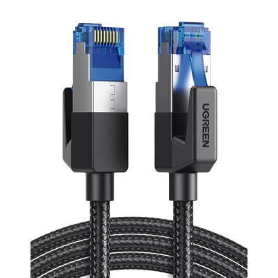 Cable Ethernet Cat8 CLASSⅠF/FTP Redondo con Malla de Nylon