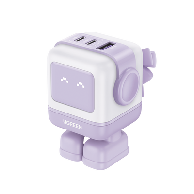 Cargador de 65W RobotGaN Nexode, 3 Puertos, LED, GaN II