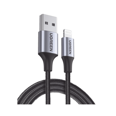 Cable USB-A a Lightning / Certificado MFi  / 1 Metro