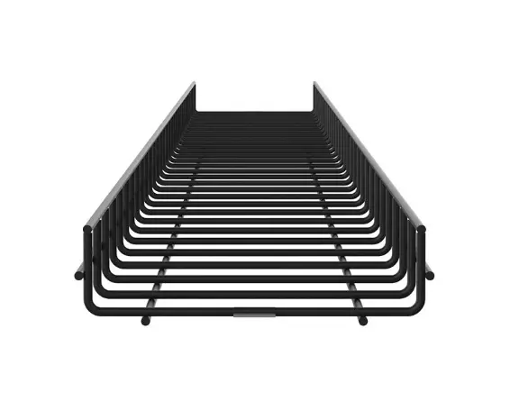 Charola Wire Basket 2x8 pulgadas, Color Negro