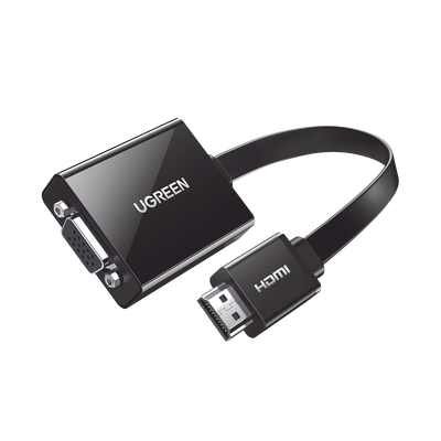 Adaptador HDMI a VGA / Resolución 1080P / Audio 3.5mm