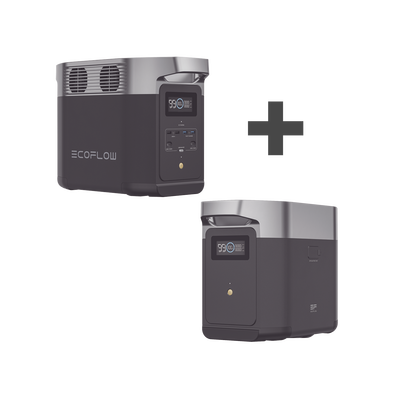 Kit EcoFlow DELTA 2 con Batería Externa de 1024Wh