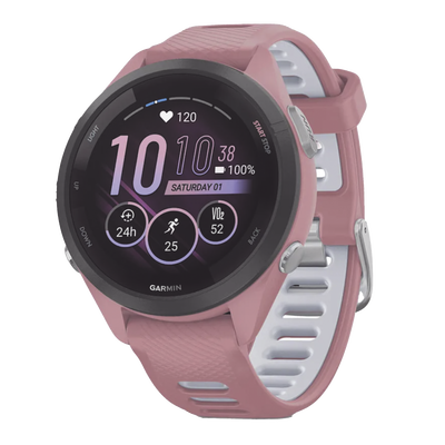 [10-02810-05] Reloj Deportivo Garmin Forerunner 265S GPS Bisel Negro Rosa