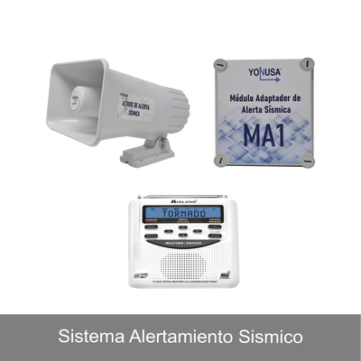 [YKIT-SISMICO] Kit de Alertamiento Sísmico con Audio Oficial SASMEX