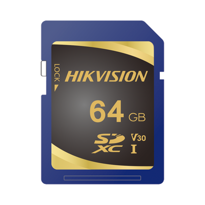 [HS-SD-P10/64G] Tarjeta de memoria SD de 64 GB Clase 10 para videovigilancia