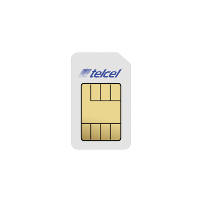 SIM Telcel 1GB mensual por 1 año, solo datos